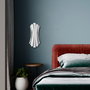 Opviq Lámpara de Pared de Cuerpo Metálico Blanco